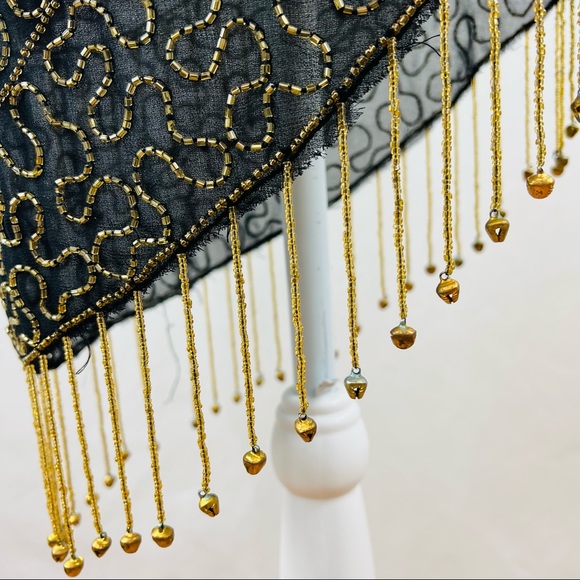 Vintage Beaded/Sequin Belly Dance Skirt - Picture 4 of 16